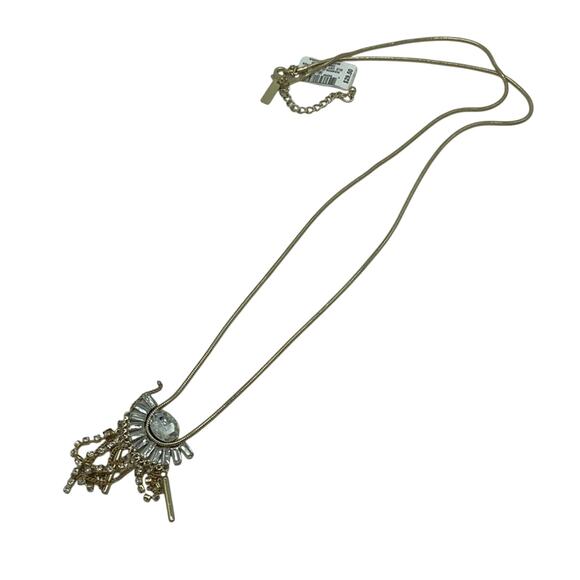 INC International Concepts Rhinestone Drop Necklace - Picture 4 of 4